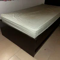 تخت تک نفره ام دی اف بدون تشک