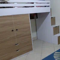 تخت خواب دوطبقه تمام ام دی اف