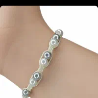 دستبند دست ساز شیک،سنگ طبیعی و مهره ای
