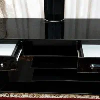 میز تلویزیون شیشه ای(تمپلار گلس)