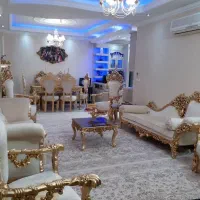 مبل ومیزناهار خوری وشزلون سلطنتی چوب گردو و راش