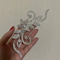 اکسسوری عروس مناسب نامزدی عقد،تاج نگینی ابی تخفیف