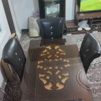 میز ناهارخوری  ام دی اف