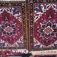 یک جفت قالیچه تازه از دار افتاده