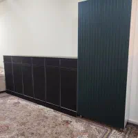 کمد و‌ کشو میز کانتر طرح دار تاپ
