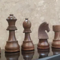 صفحه و مهره شطرنج چوبی DGT