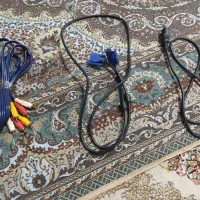 کابل کامپیوتر و کابل سه تایی تلویزیون