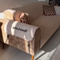 کاور مبل پارچه‌ مسکو مبلی سه‌ لایه‌دوزی شده