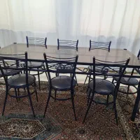 میز  ناهار خوری ۸ نفره با ۸تا صندلی