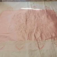 روتختی آکبند گلدوزی شده و پتوی نوزاد قدیمی نو