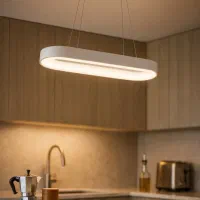 آویز مدرن بیضی 90×30 آلومینیومی