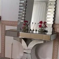 اینه و کنسول و ساعت ست