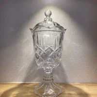 شکلات خوری پایه دار کریستال