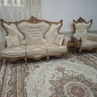 مبل سلطنتی و میز ناهار خوری