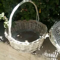 سبد حصیری برای بازی دخترانه و اسباب بازی