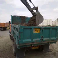 حمل خاک نخاله خاور کمپرسی خاکبرداری تخریب