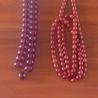 تسبیح کهربای قدیمی وآب حیات قدیمی