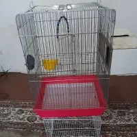 قفس بزرگ با وسایل