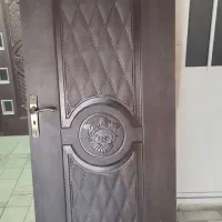 6 عدد درب چوبی اتاق و سرویس به همراه قفل و دستگیره