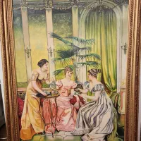 تابلو نقاشی استاد امانی طول ۸۹ ارتفاع ۱۵۵