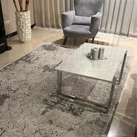 میز جلومبلی **استیل و سنگ**