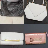 کیف و روسری نو با لباس