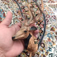 مجسمه گوزن برنجی