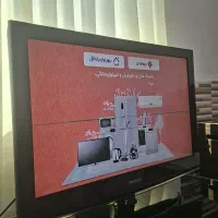 تلویزیون و میز کارکرده سامسونگ ۳۲ اینچ اصل کره