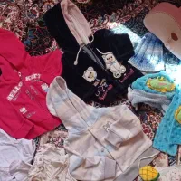 لباس نوزاد وقنداق فرنگی سالم تمیز