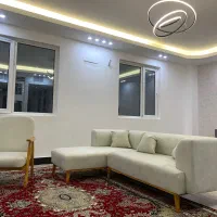 مبل پنج نفره کرم روشن بدون استفاده نو نو