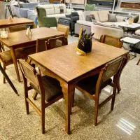 ناهار خوری چوبی حصیری