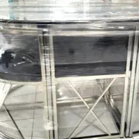 میز استیل کم‌جا 6نفره