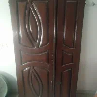 درب چوبی دو لنگه