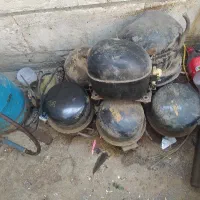 دوعدد موتور یخچال سالم