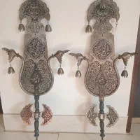 یک جفت تیغه علم علامت نو