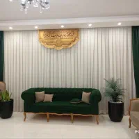 پرده تور حریر سفید