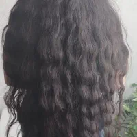 موی طبیعی بدون رنگ ۷۰سانت با بالا