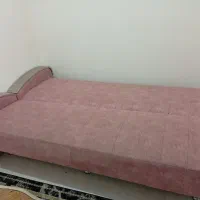 مبل تختخواب شو نرم و خوشرنگ