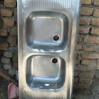 تعدادی وسیله خانه سینک،درچوبی،کارتن،درب اهنی،روشوی