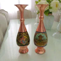 گلدان مسی ۳۵ سانت