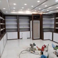 کابینت کمد وکارهای چوبی پله گرد والاچیق دیوارکوب