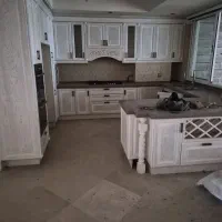 کابینت کلاسیک تمام چوب آشپزخانه و کمد دیواری