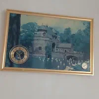 تابلو. ساعت دماسنج دار