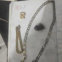گردنبند پلاک انگشتر رنگ ثابت