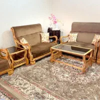 مبل راحتی تمام چوب