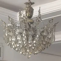 لوستر  برنز ۱۲شاخه مدرن