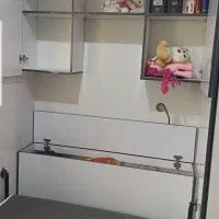 تخت کم جا فوق العاده تمیز سه ماه نصب شده