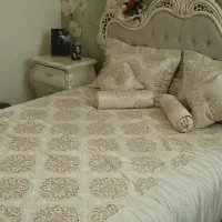 روتختی دو نفره ترک ست با دستک پرده