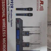 میکروفن بیسیم دوکانال حرفه ایjtr992