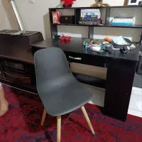میز تحریر کتابخانه دار وصندلی